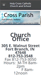 Mobile Screenshot of holycrossparish.info