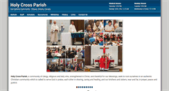 Desktop Screenshot of holycrossparish.com