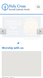 Mobile Screenshot of holycrossparish.ca